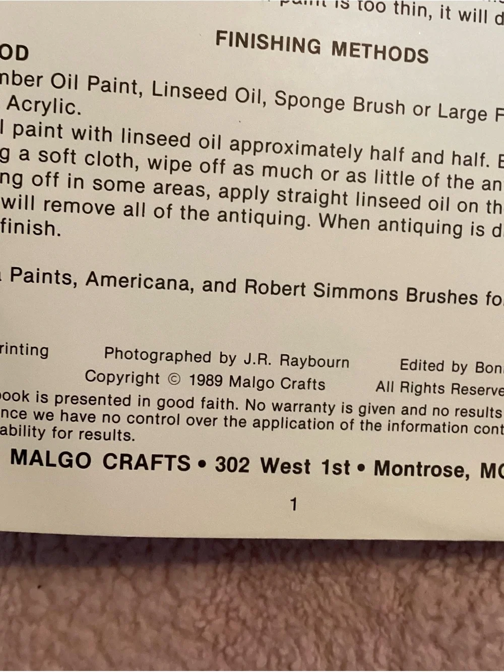 1989 ‘Mache for All Seasons' Christmas Crafts Booklet